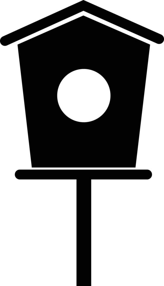 fågelhus ikon på vit bakgrund. platt stil. fågelhusikon för din webbdesign, logotyp, app, ui. holksymbol. holken tecken. vektor