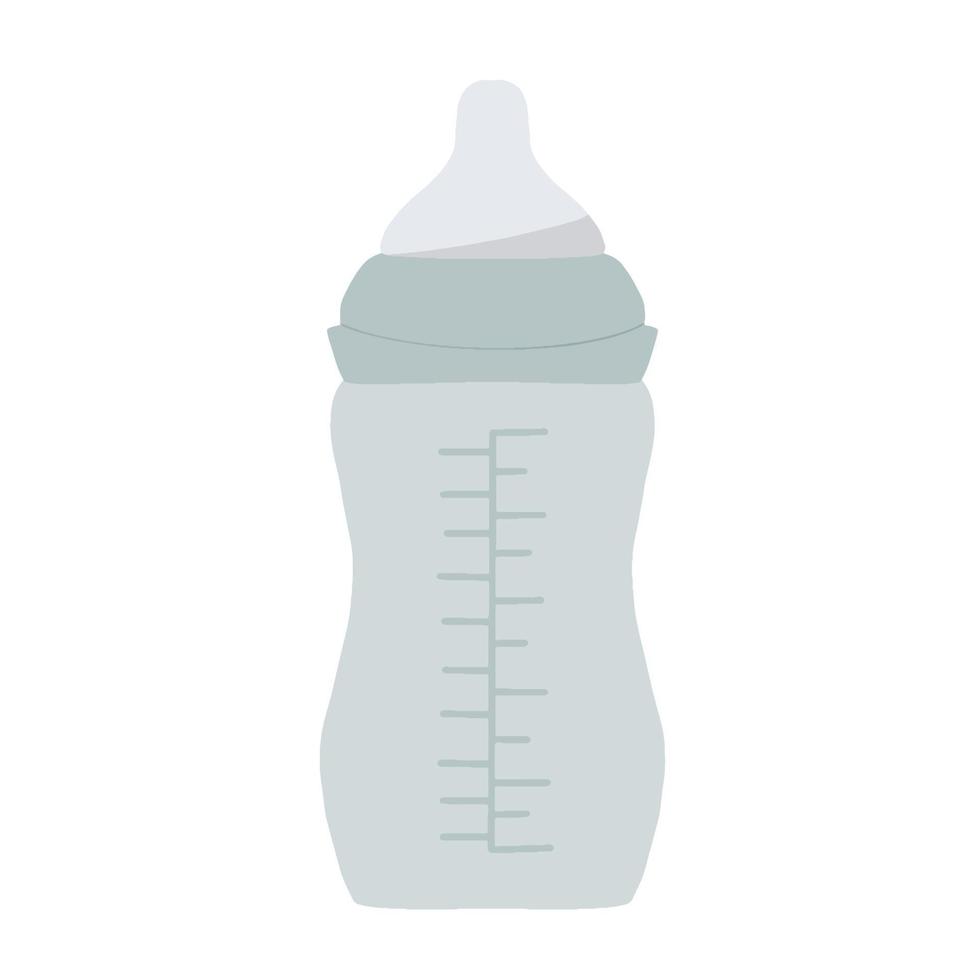 babyblå flaska vektor