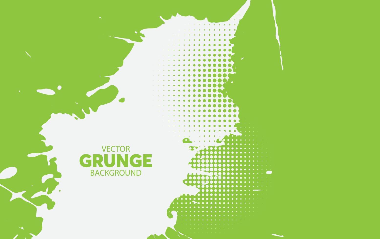 grunge abstrakt bakgrund med halvton och grön färg vektor