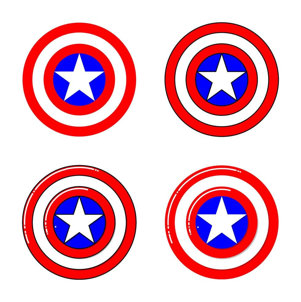 avenger captain america sheild vektor