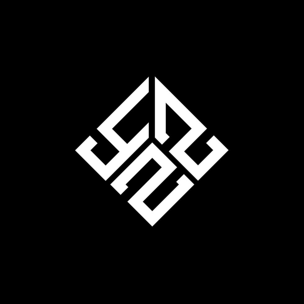 yzz-Buchstaben-Logo-Design auf schwarzem Hintergrund. yzz kreative Initialen schreiben Logo-Konzept. yzz Briefgestaltung. vektor