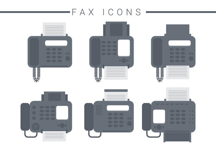 Fax Icon Vektoren