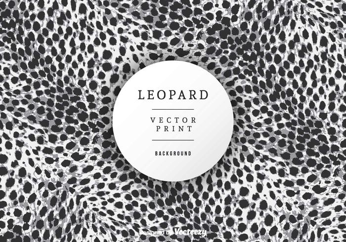 Free Leopard Print Hintergrund Vektor