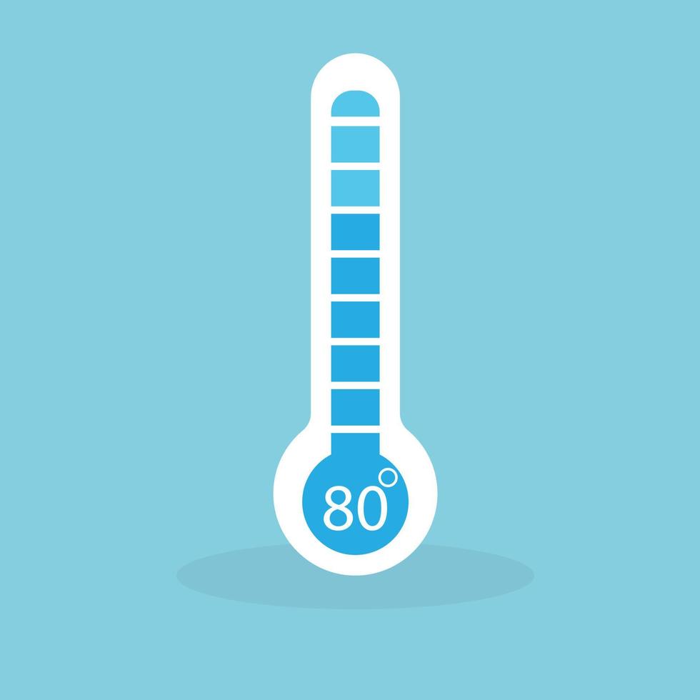 Thermometer Temperatur Celsius Symbol Vektor Illustration