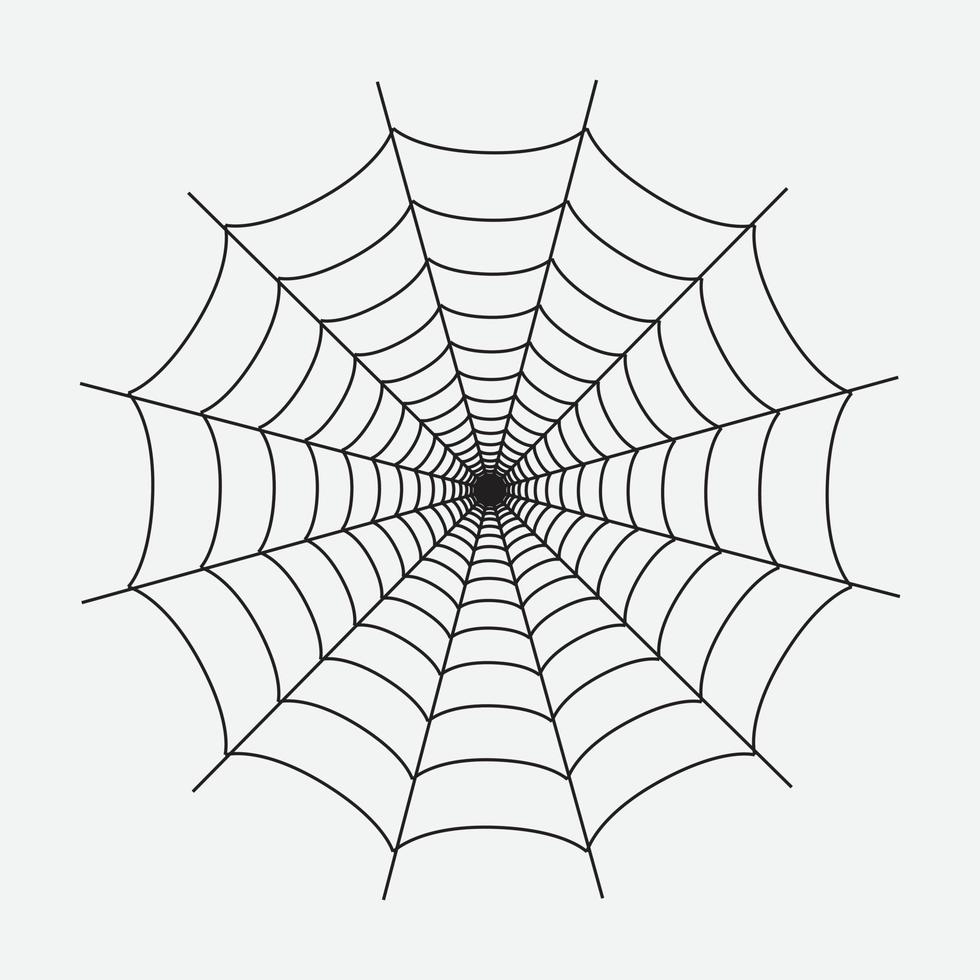 spindelnät för halloweennät, fälla. mönster vektor illustration