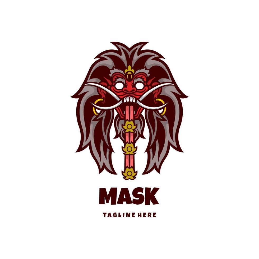 illustration vektorgrafik av mask, bra för logotypdesign vektor