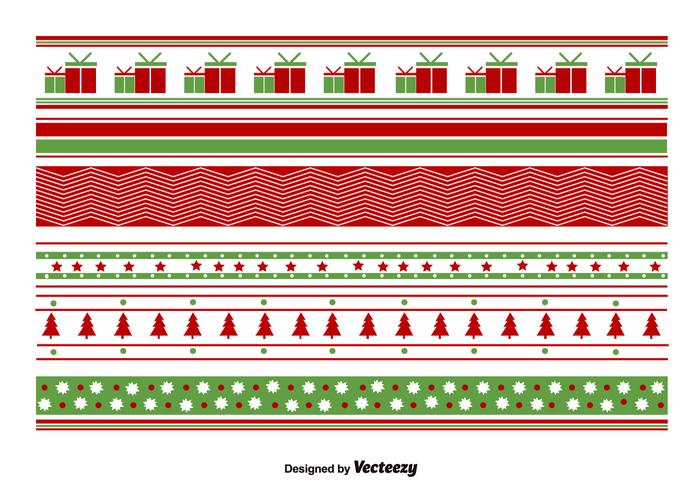 Geometrische Weihnachtsmuster vektor