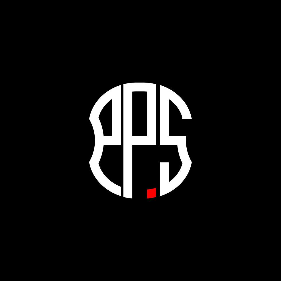 pps Brief Logo abstraktes kreatives Design. pps einzigartiges Design vektor