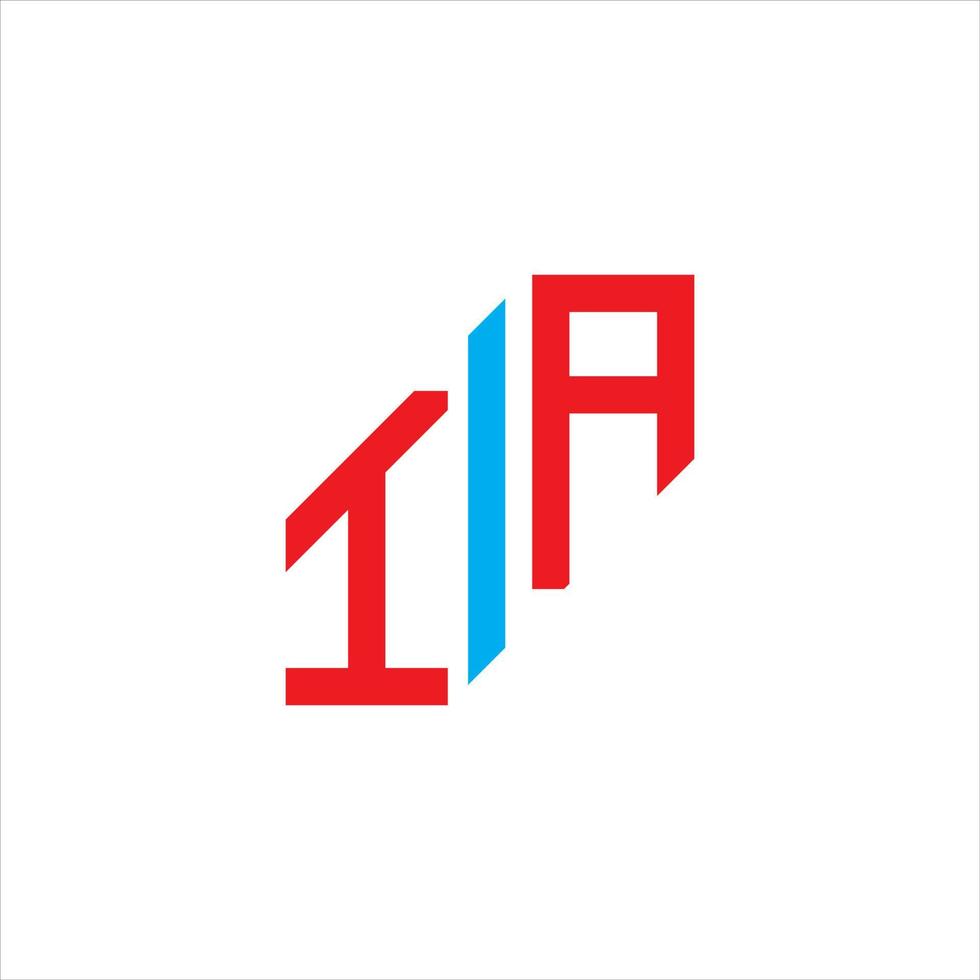 ia Brief Logo kreatives Design mit Vektorgrafik vektor