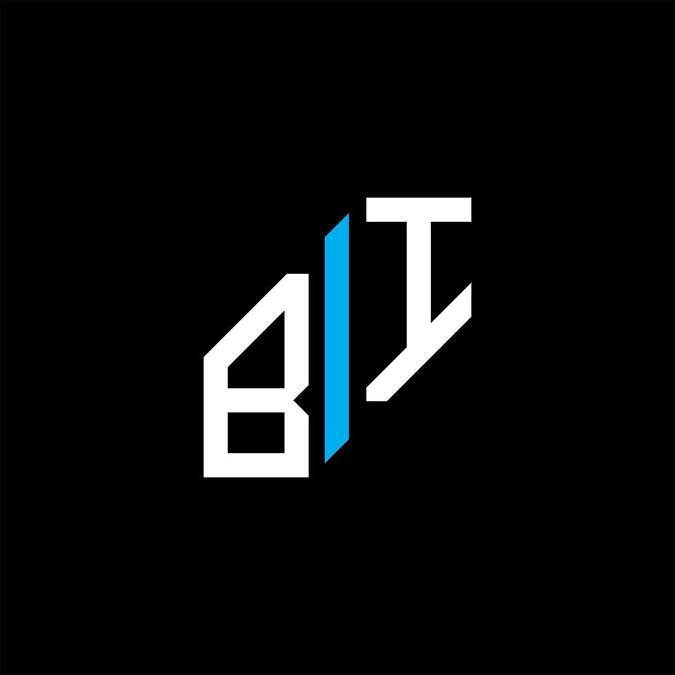 bi letter logotyp kreativ design med vektorgrafik vektor