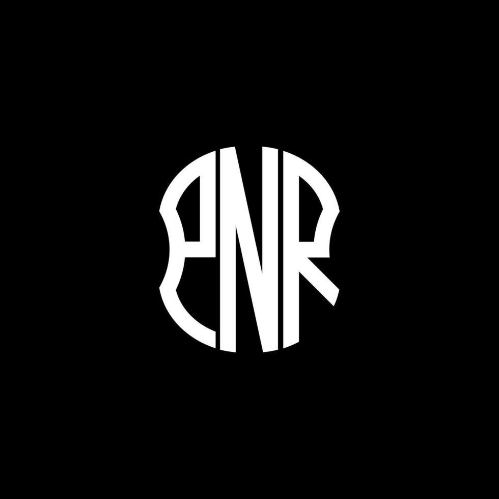 pnr brief logo abstraktes kreatives design. pnr einzigartiges Design vektor