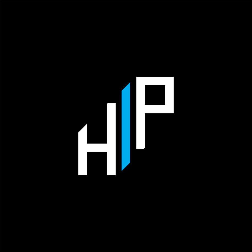 hp letter logotyp kreativ design med vektorgrafik vektor
