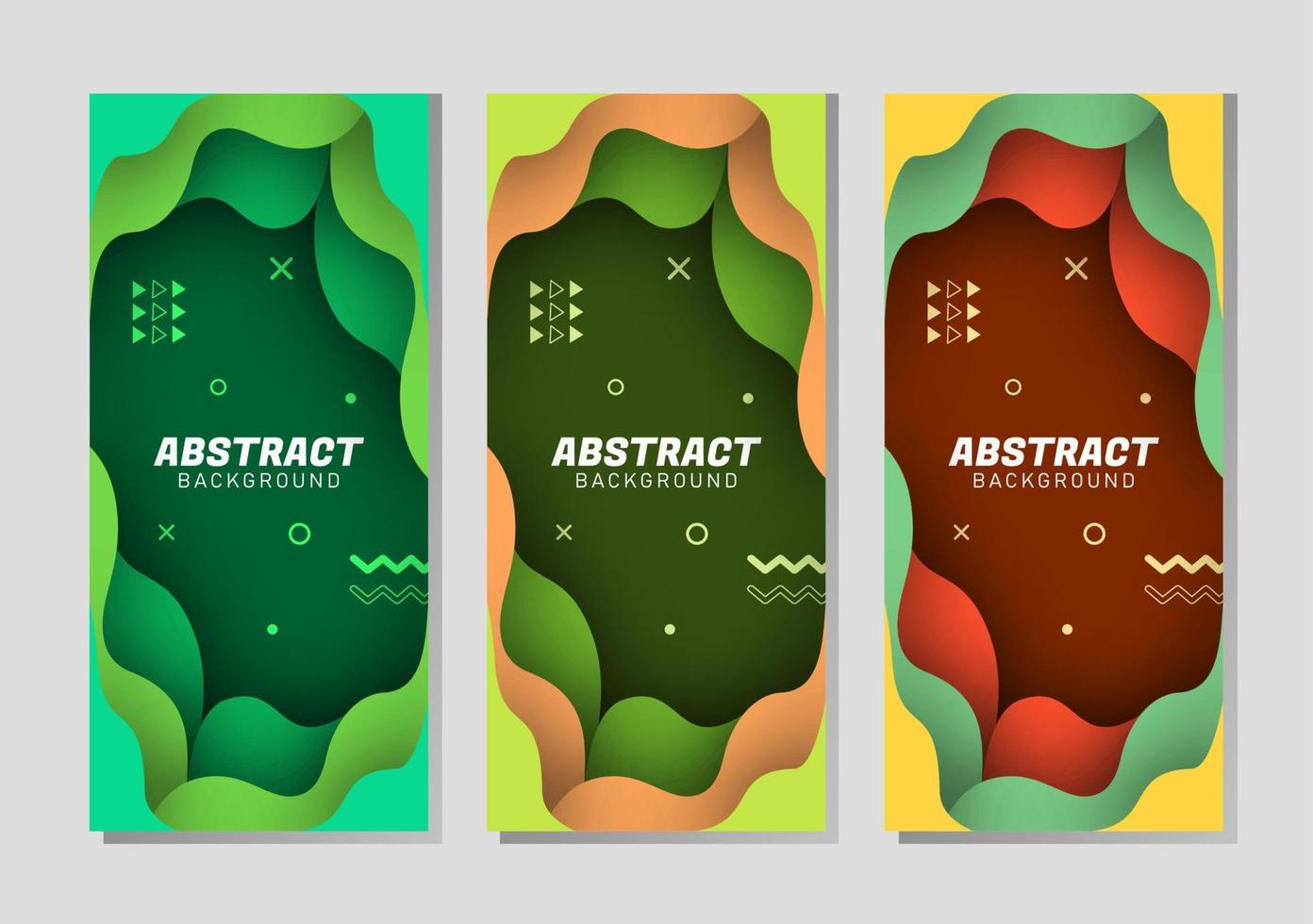 bunter abstrakter flüssiger geometrischer Steigungshintergrund vektor