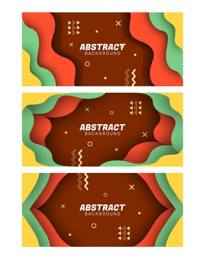 bunter abstrakter flüssiger geometrischer Steigungshintergrund vektor