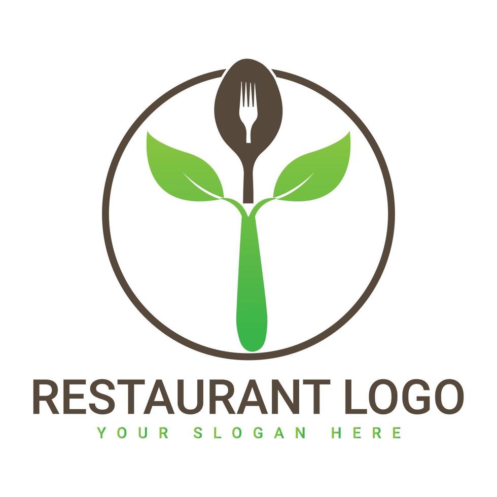 restaurang logotyp design gratis vektor fil