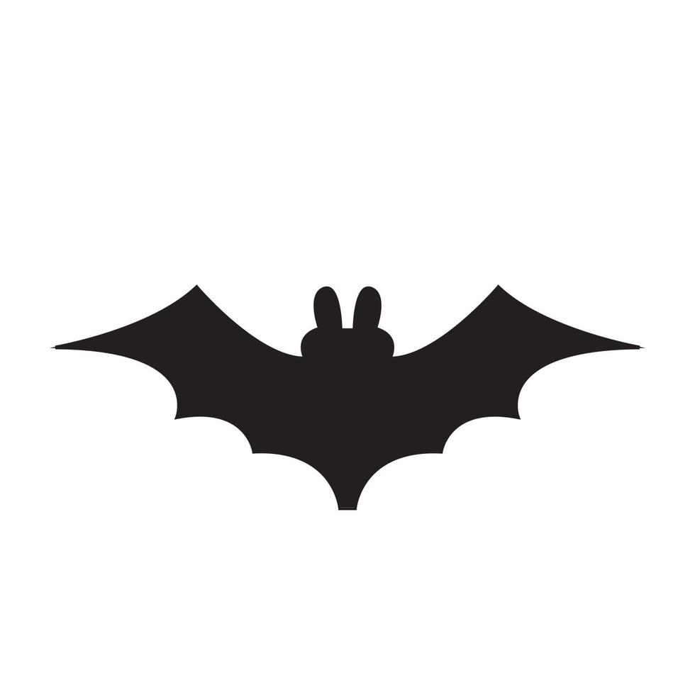 halloween silhouette bat clipart bakgrund vektor