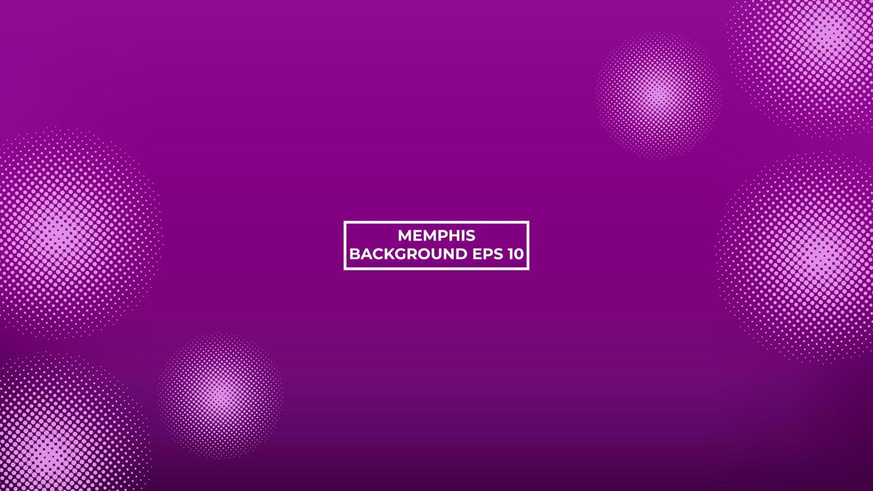 violetter Memphis-Hintergrund v2 vektor
