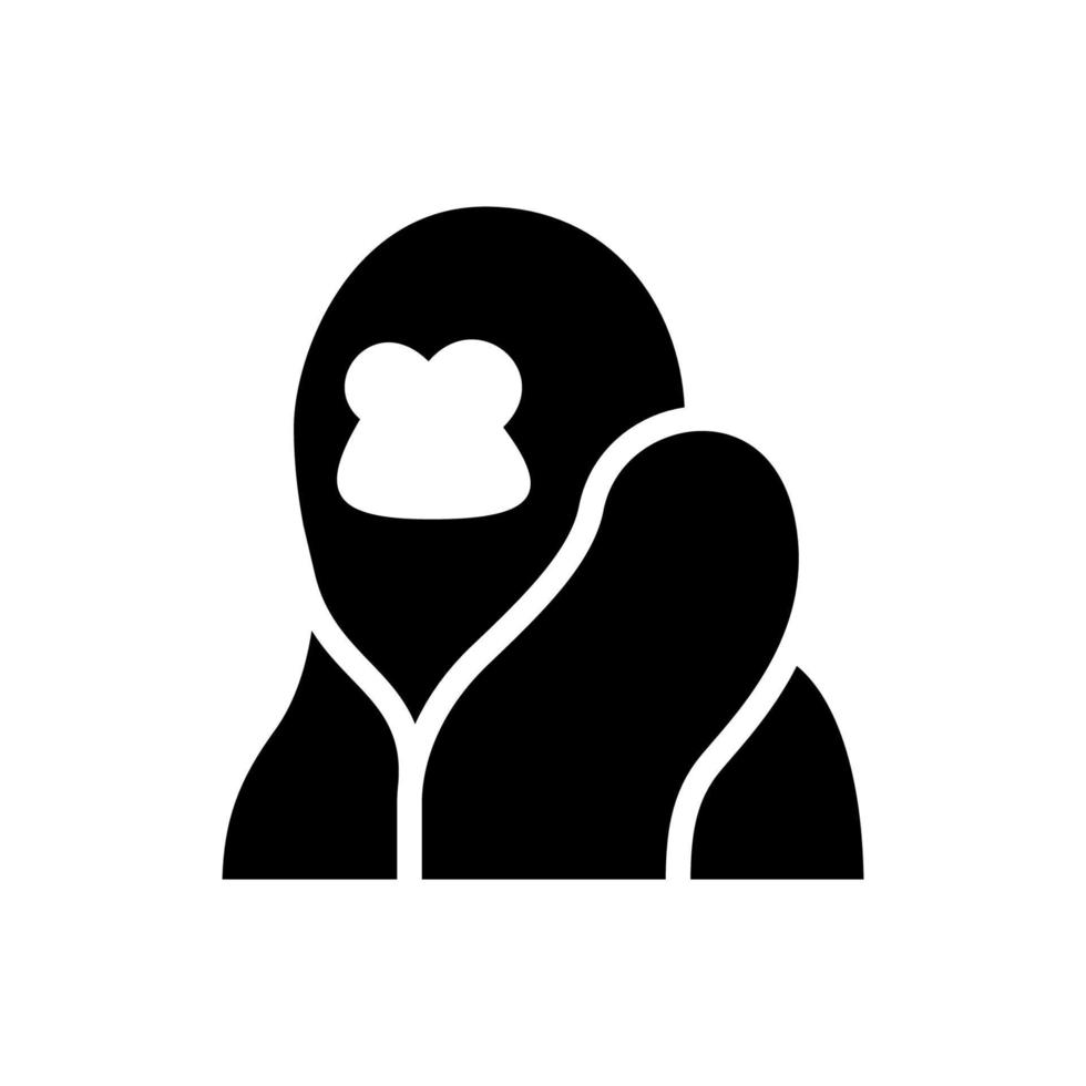 gorillor logotyp ikon symbol vektor grafisk design
