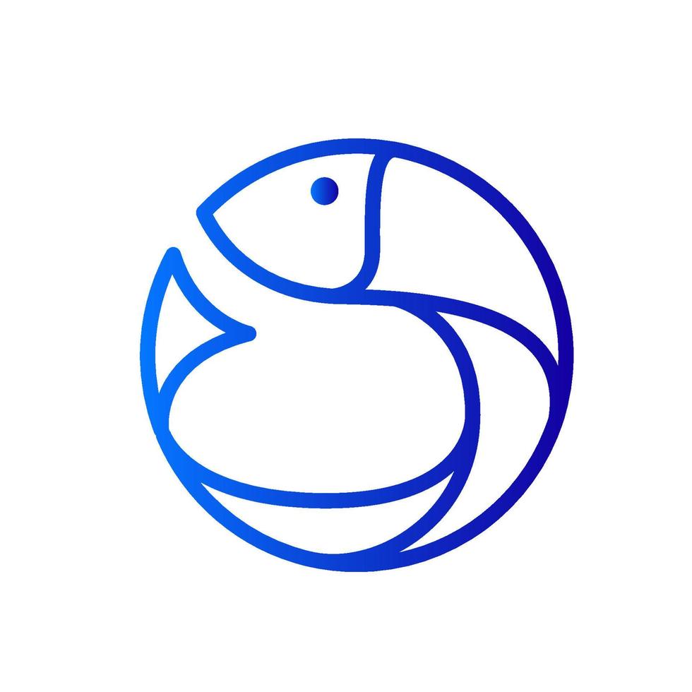 Fisch-Logo-Symbol vektor