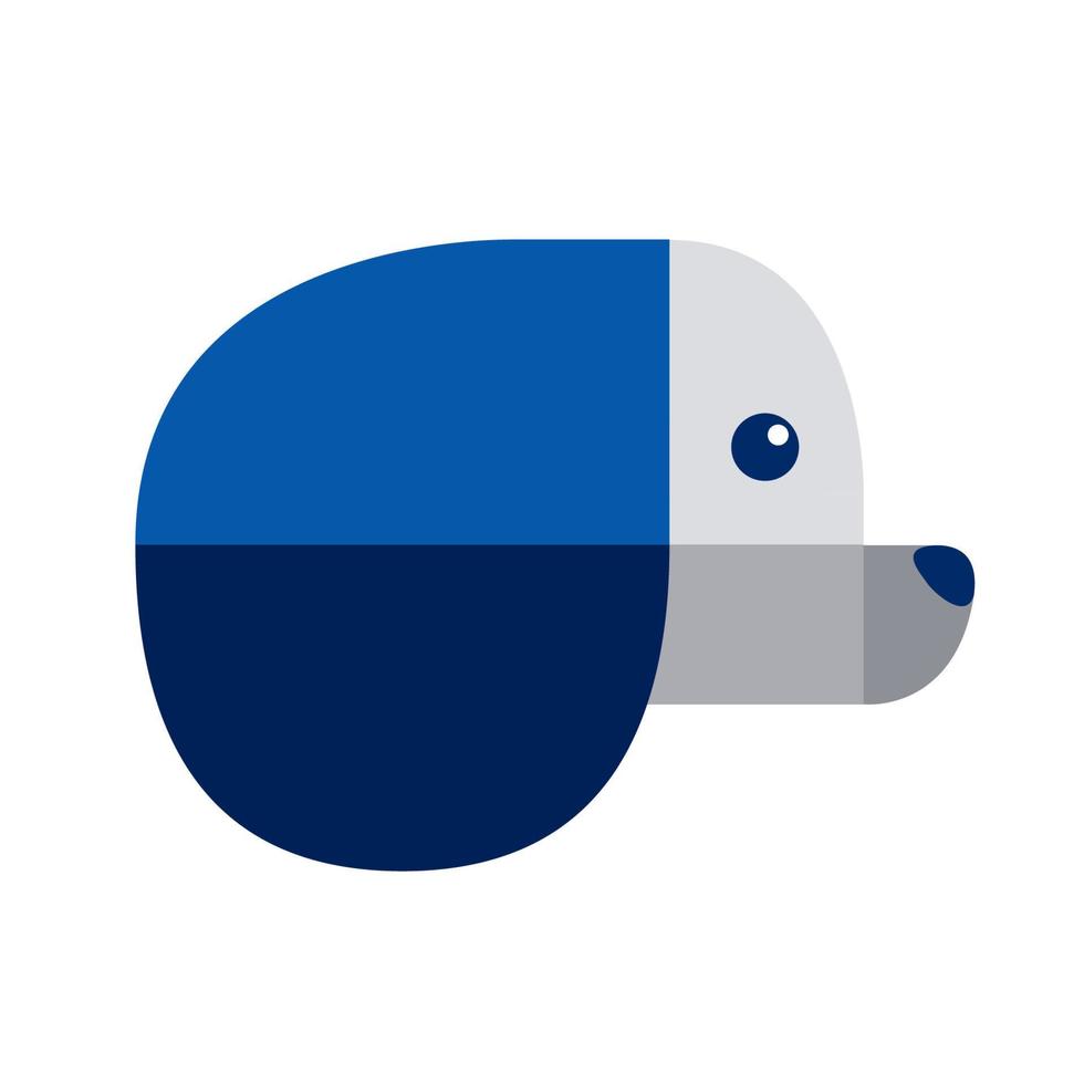 Hund Haustier-Logo-Icon-Design vektor