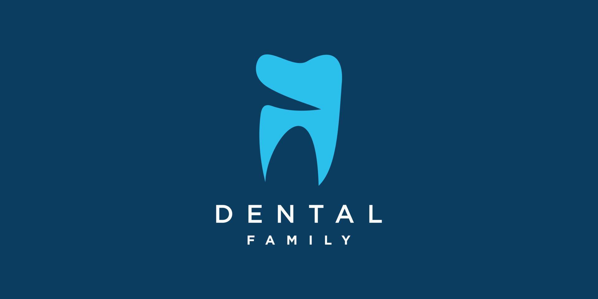 familjen dental logotyp med mänsklig abstrakt stil premium vektor del 4
