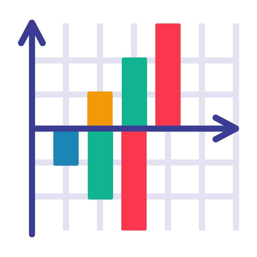 Premium-Download-Symbol des Balkendiagramms vektor