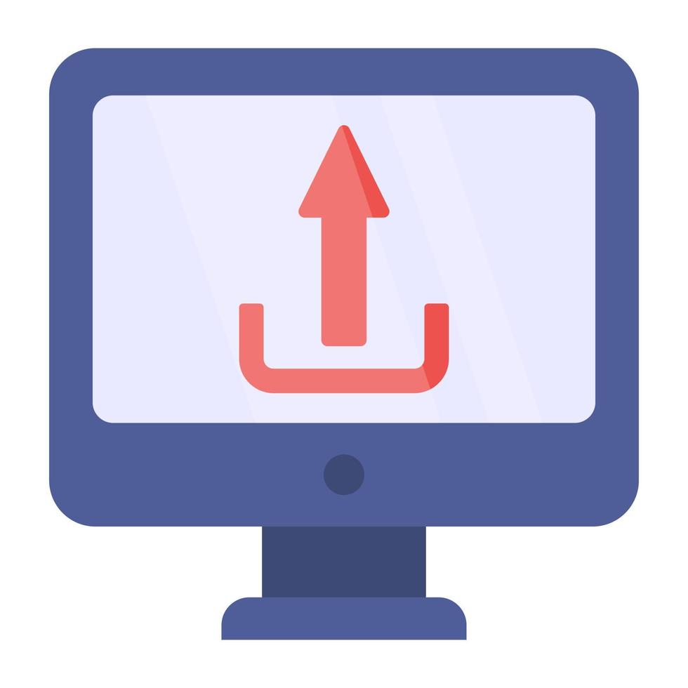 Premium-Download-Symbol für Online-Upload vektor