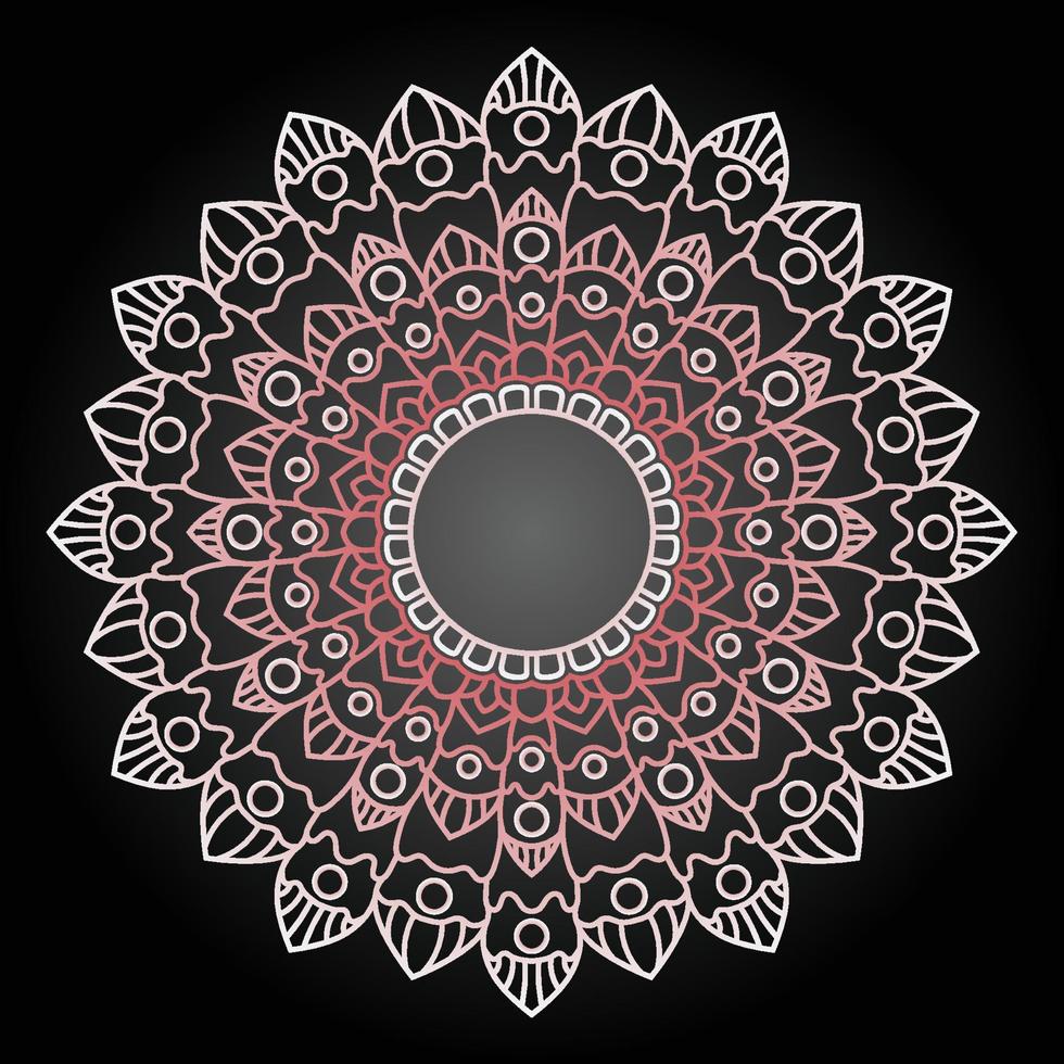 Luxus-Mandala-Hintergrund-Ornament-Dekoration vektor