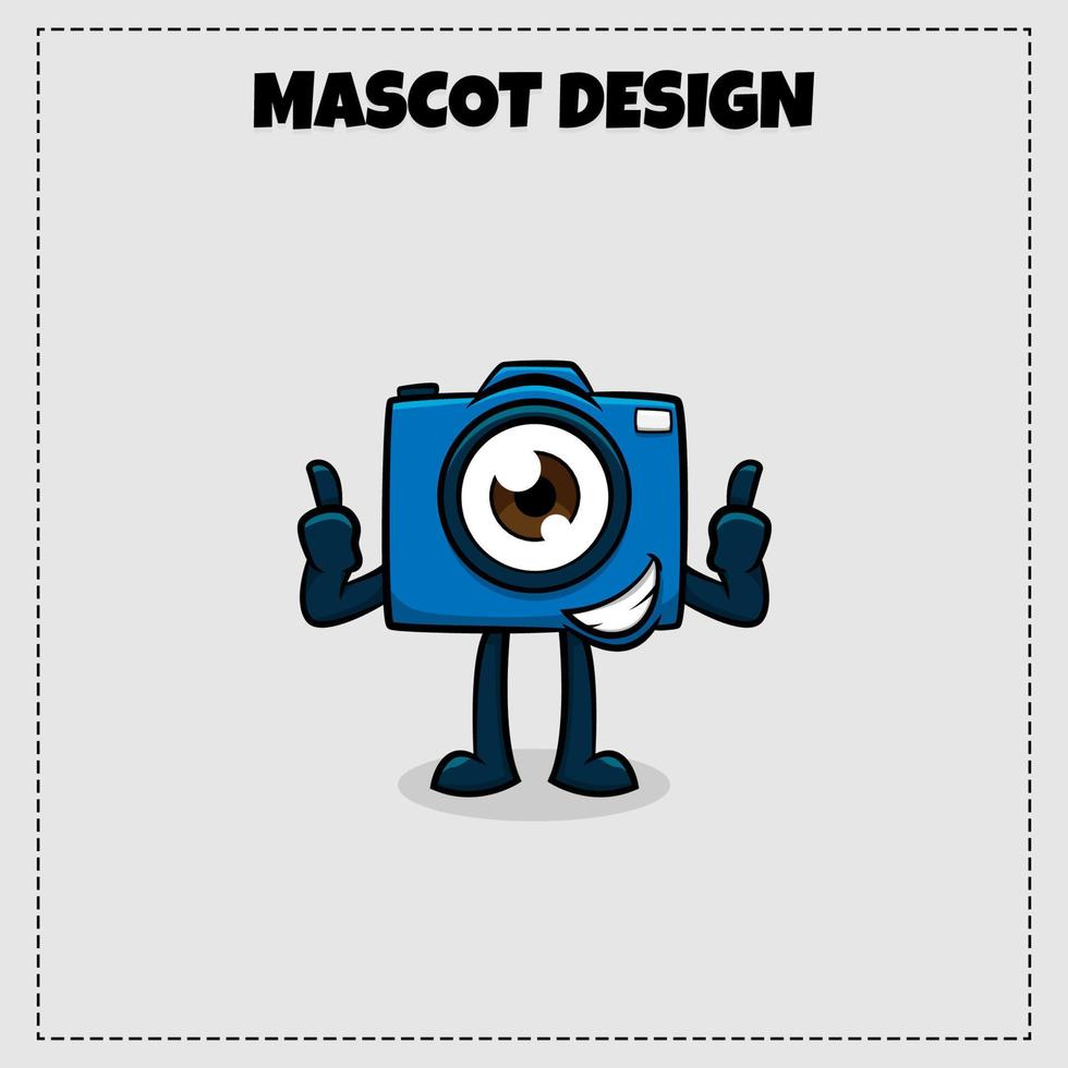 logotyp kaffe maskot illustration vektor design