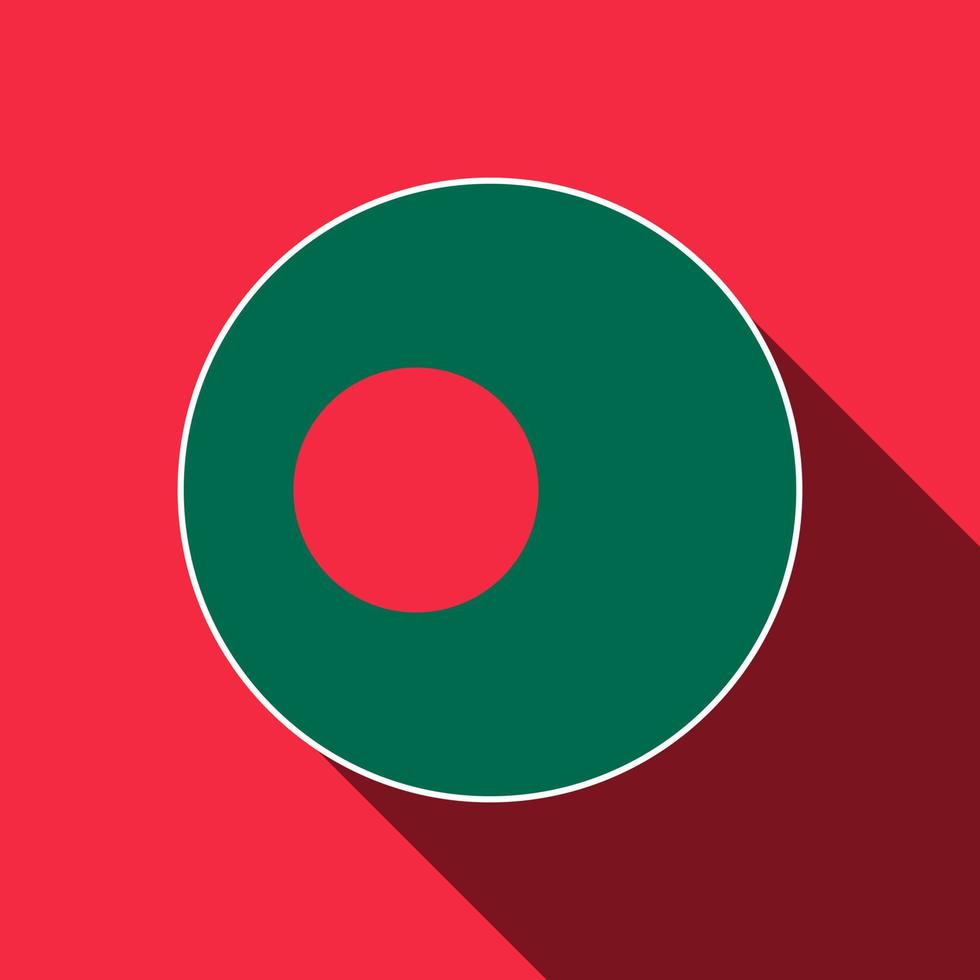 Land Bangladesch. Bangladesch-Flagge. Vektor-Illustration. vektor