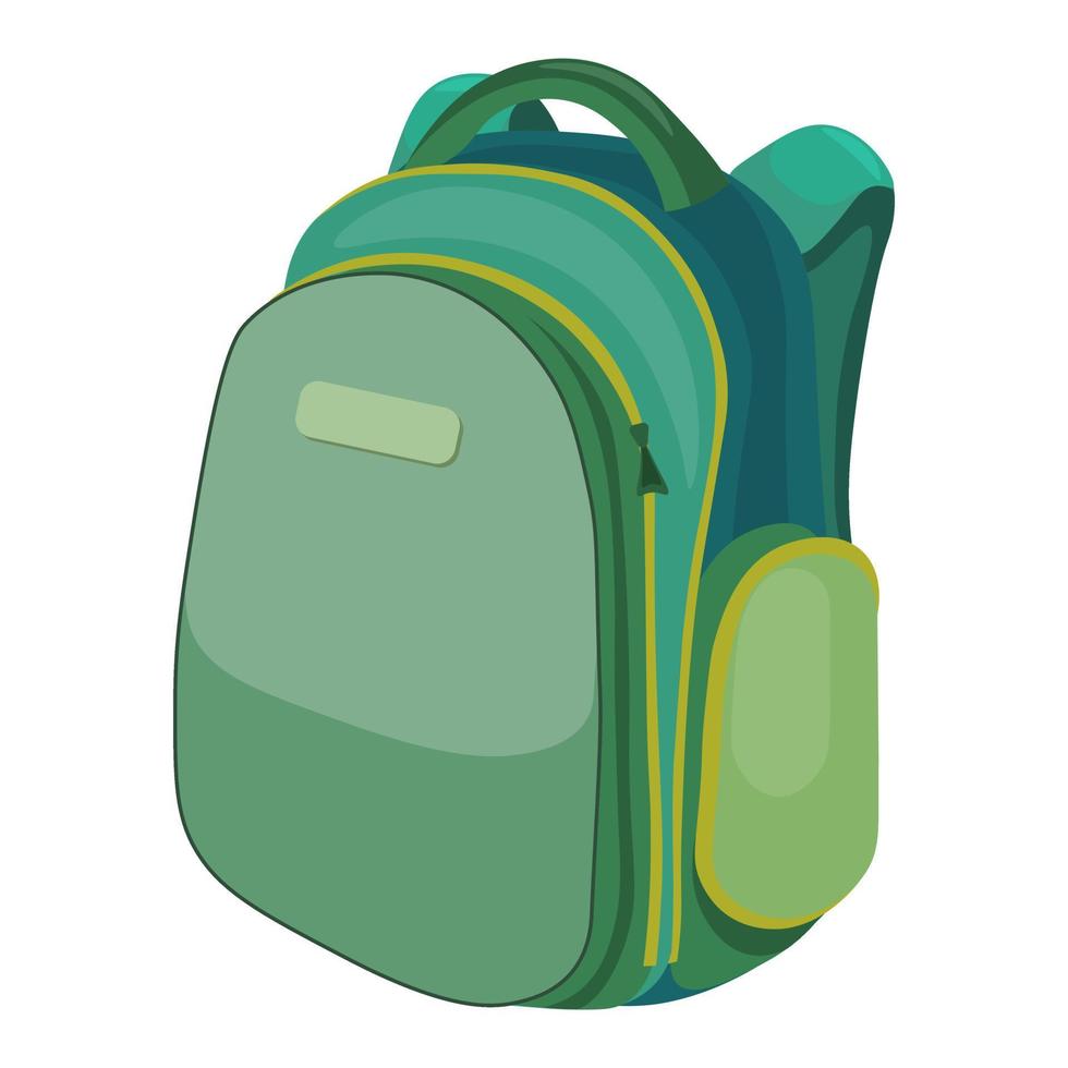 skolryggsäck. färgglad illustration av en skolryggsäck vektor