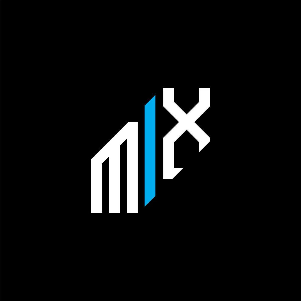 mx letter logotyp kreativ design med vektorgrafik vektor