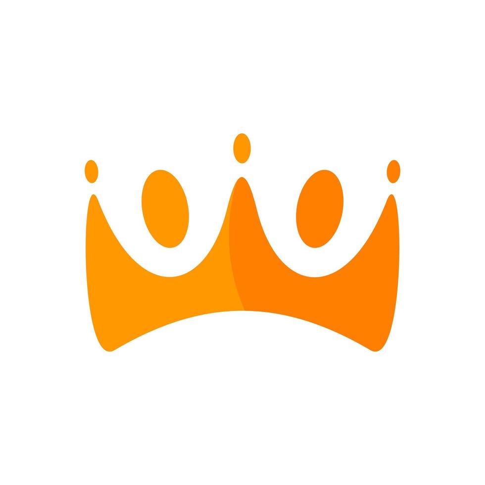 crown människors logotyp vektor