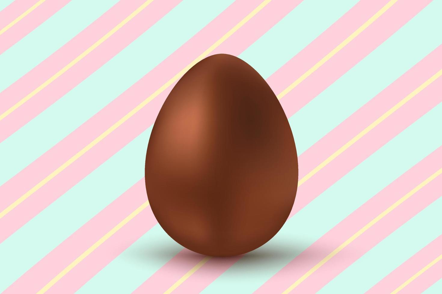 vektor choklad ägg för påsk