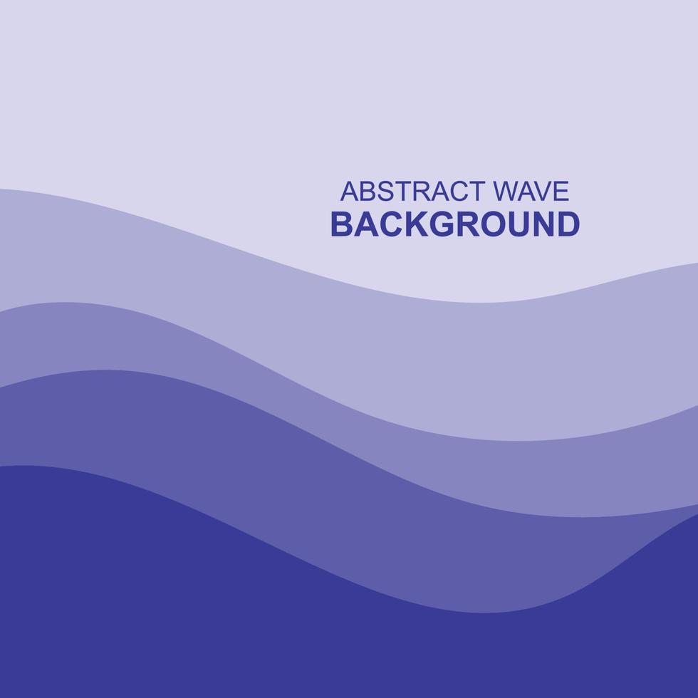 Meereswellen-Hintergrund-Logo-Design, Vektorkunst-Ikonen, in Pastellfarben vektor