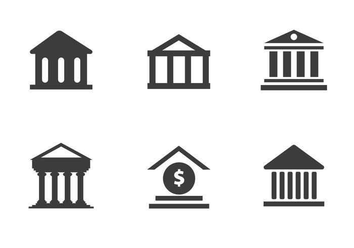 Kostenlose Bank Icon Vector