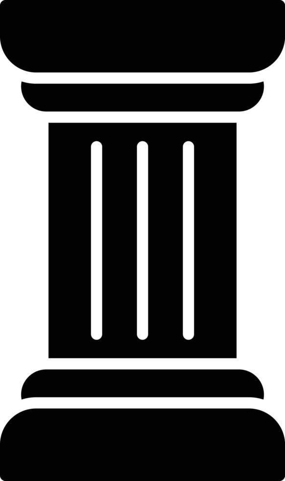 Säulen-Glyphe-Symbol vektor