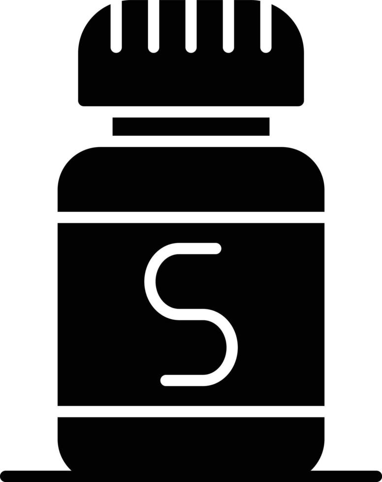 Salz-Glyphe-Symbol vektor