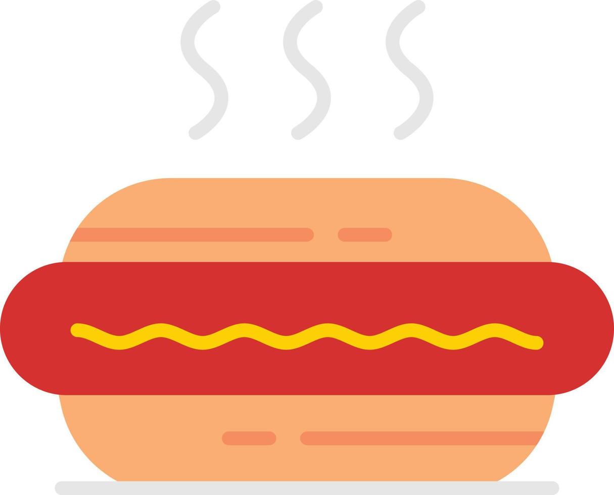 Hot Dog Flat Icon vektor