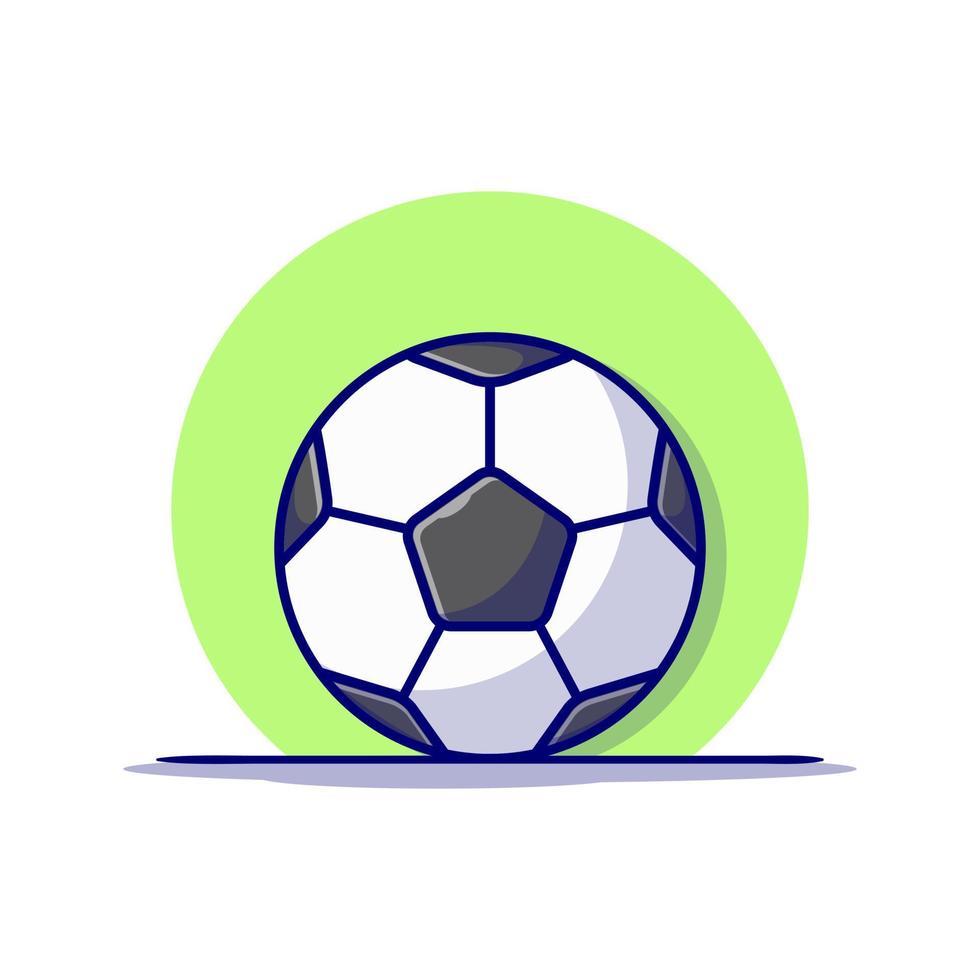 Fußball mit Pfeife Cartoon-Vektor-Symbol-Illustration. Sportobjekt-Icon-Konzept isolierter Premium-Vektor. flacher Cartoon-Stil vektor