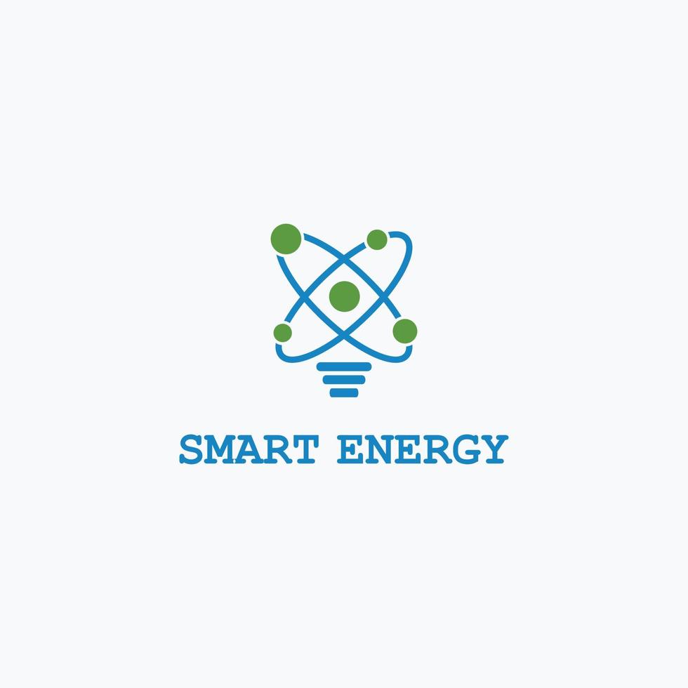 Smart Energy abstraktes Design-Logo vektor