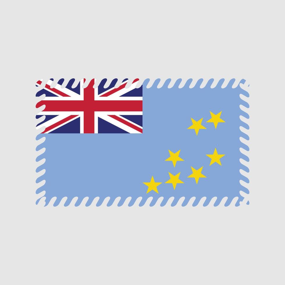 tuvalu flagga vektor. National flagga vektor