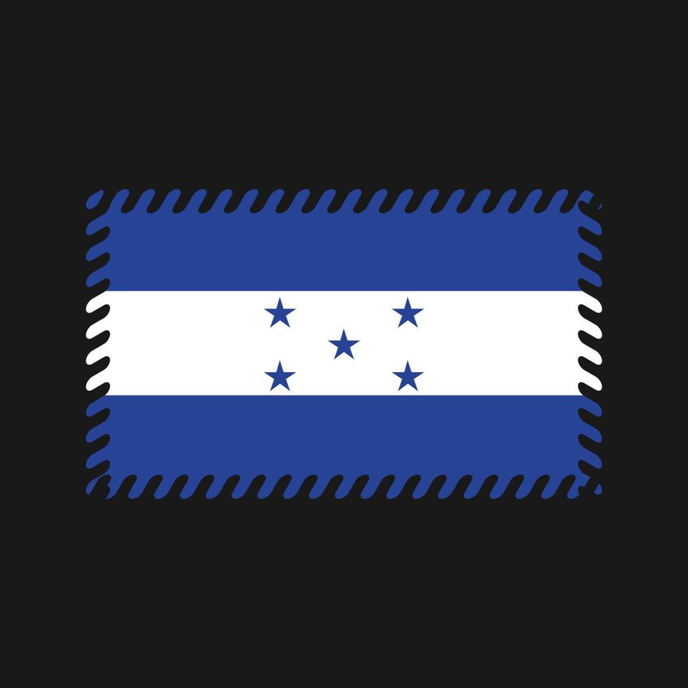 honduras flagga vektor. National flagga vektor