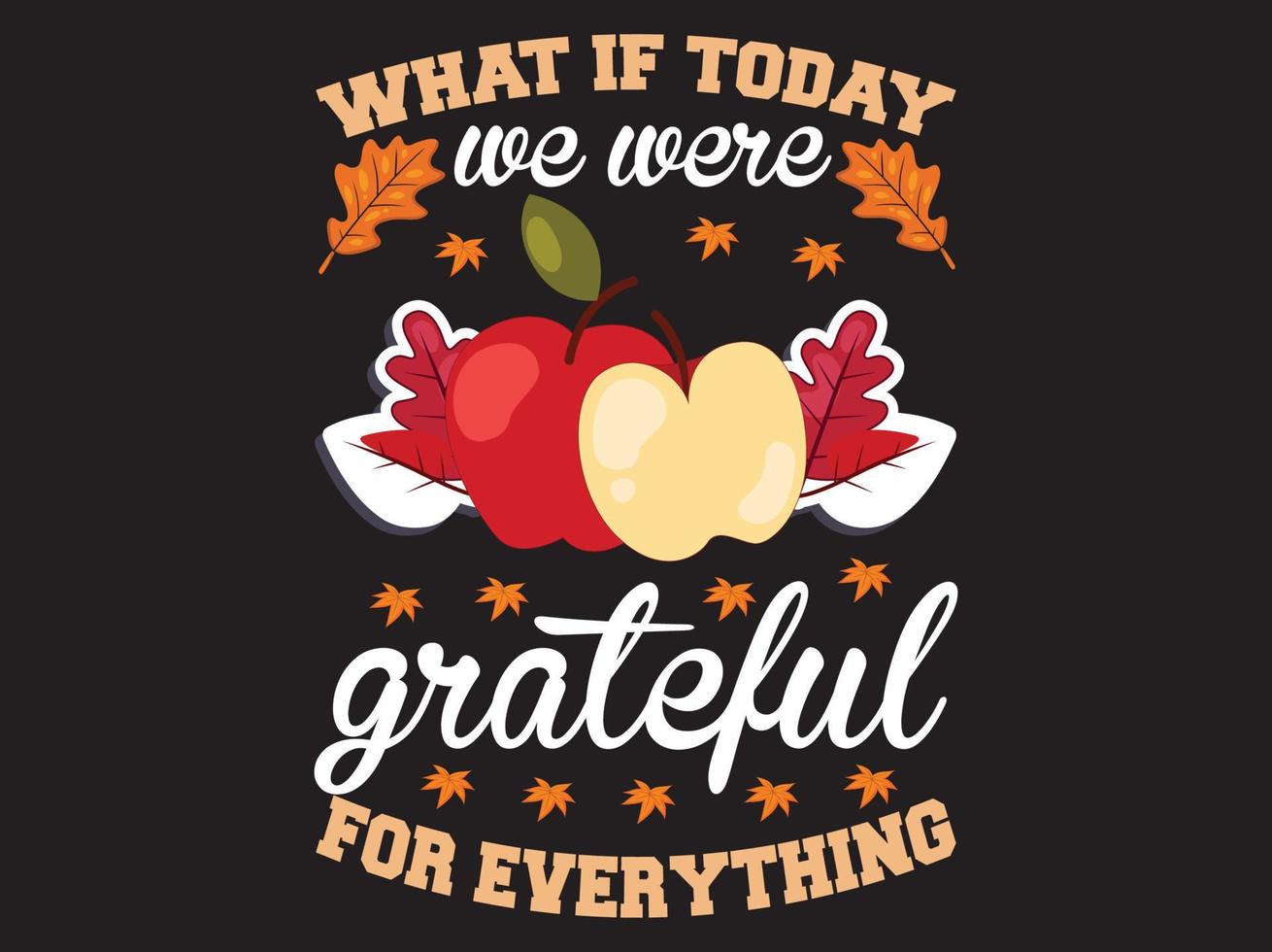 Thanksgiving t-shirt design vektor fil