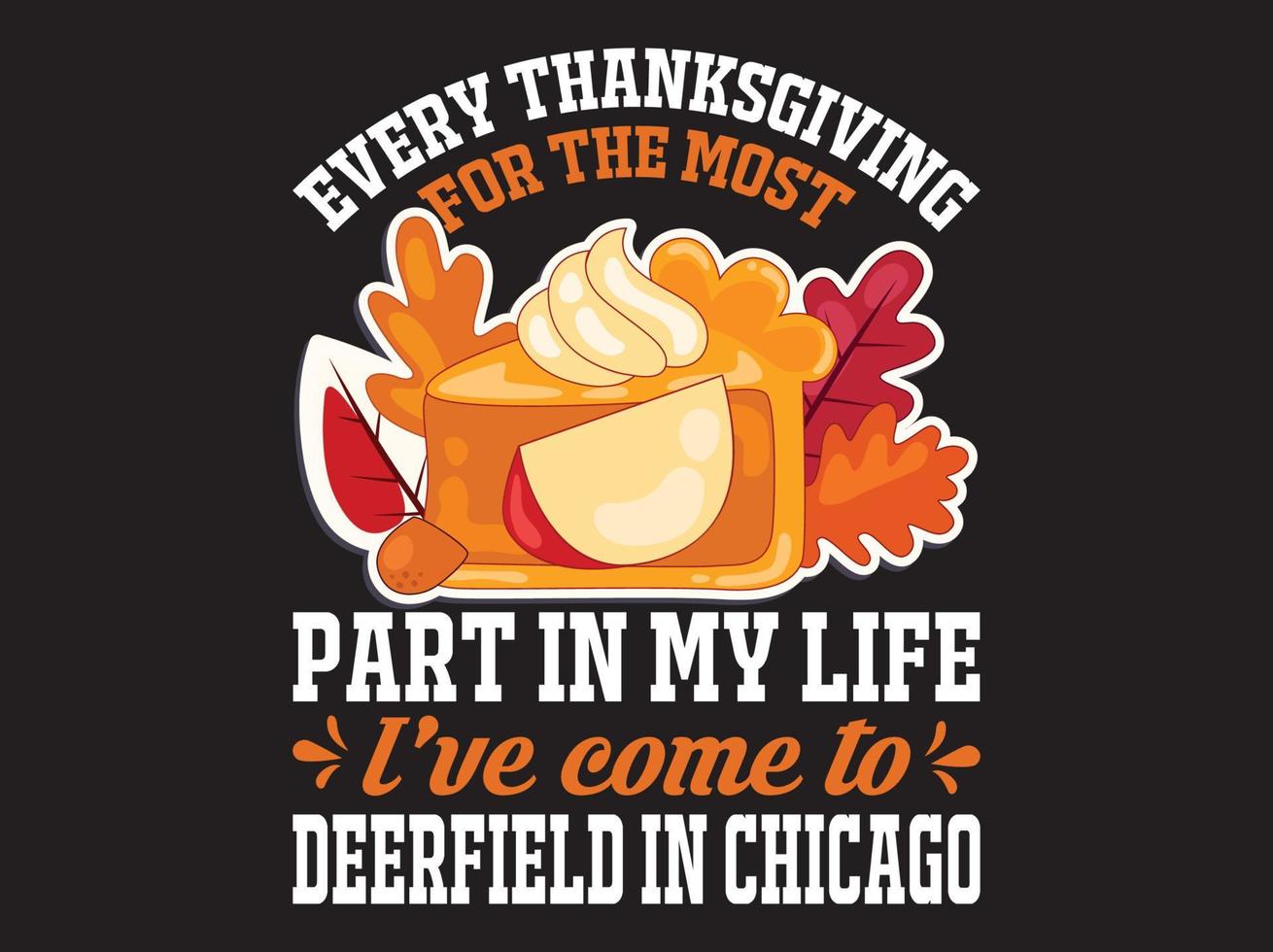 Thanksgiving t-shirt design vektor fil