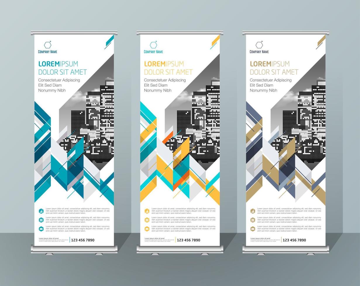 banner design schild werbung broschüre flyer vorlage vektor x-banner und straßengeschäft zweckdienlichkeitsfahne, layouthintergrund