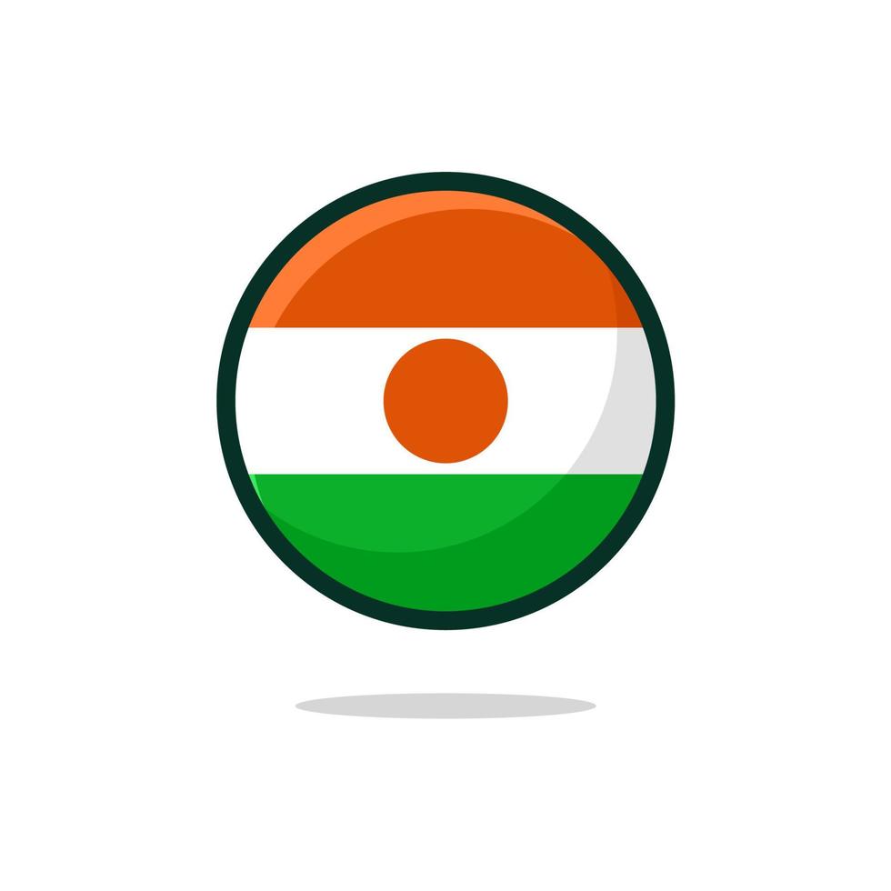 Niger-Flagge-Symbol vektor