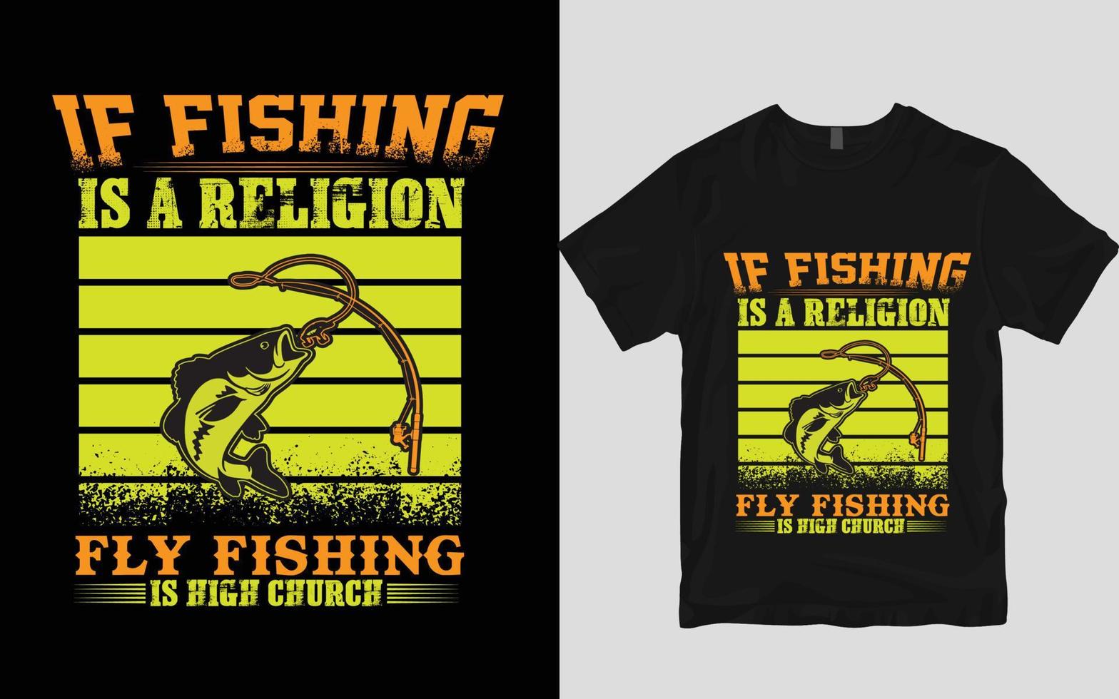 fiske t-shirt design vektor