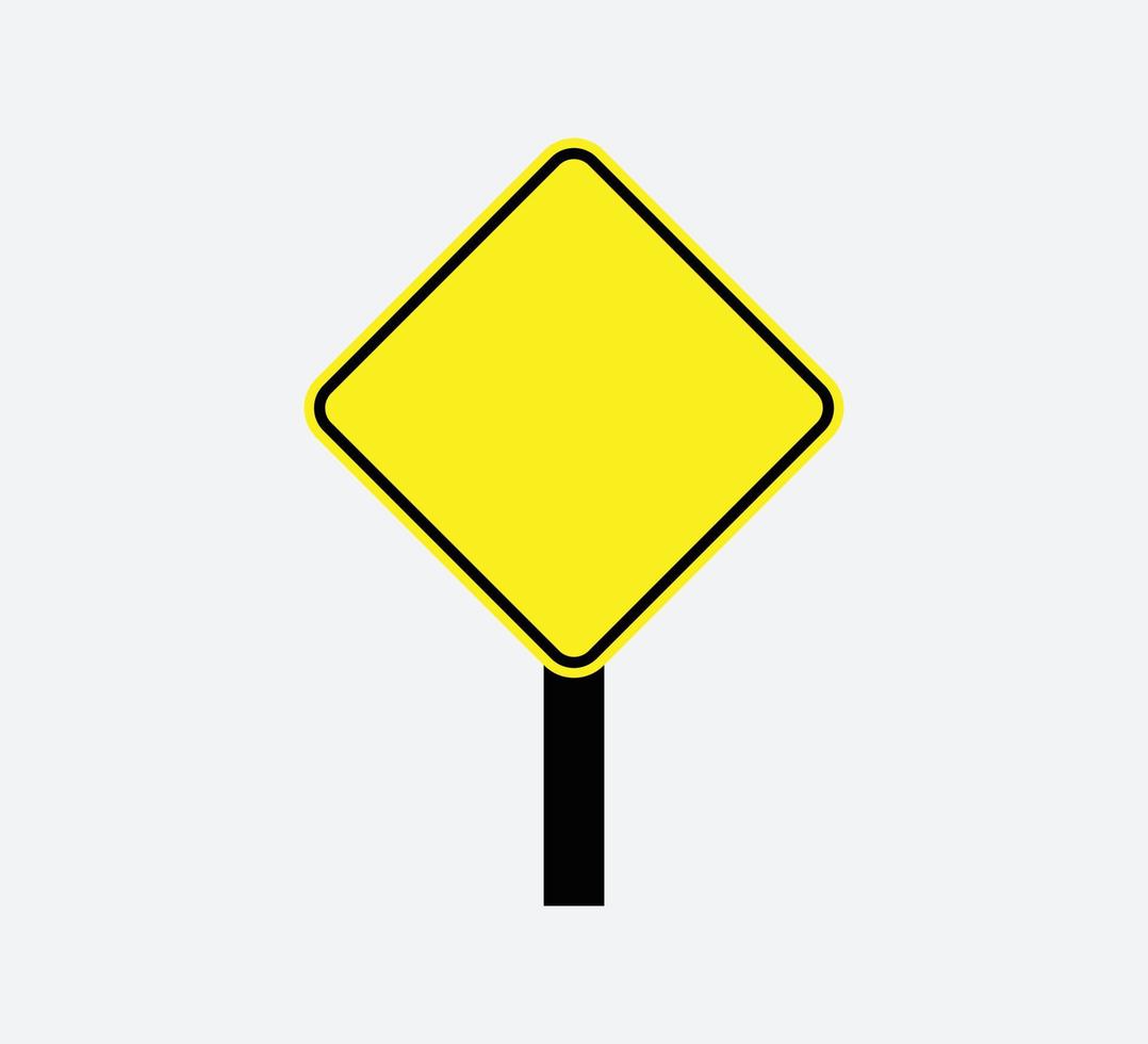 Verkehrszeichen-Symbol Vektor-Logo-Design-Vorlage vektor