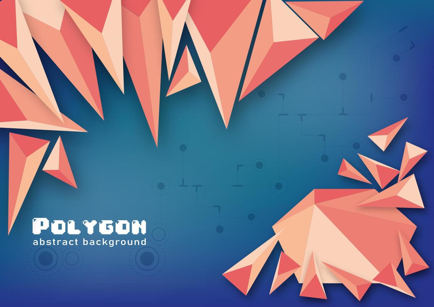 Hintergrund Polygon Vektor eps10 Abbildung 002
